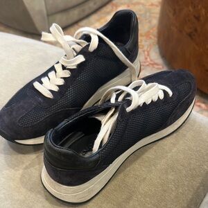Vince navy and White Sneakers Sleek Design Comfortable Fit